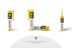Silicone Sealant Tube Mockup Set Product Image 4