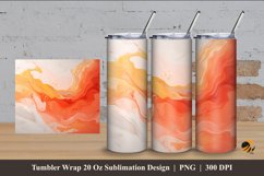 3D Marble Tumbler Wrap Sublimation Design 4 Product Image 1