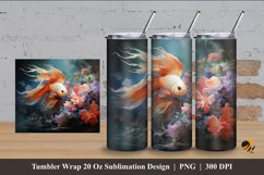 Beta Charm Tumbler Wrap Sublimation Design 4 Product Image 1