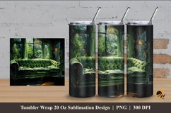 Painting Sofa Tumbler Wrap Sublimation Design 4 Product Image 1