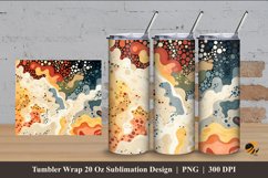 Beauty Microorganism Tumbler Wrap Sublimation Design 4 Product Image 1