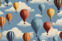Hot Air Balloons Background Product Image 1
