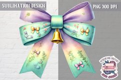 Easter Bow Coquette PNG Holidays Spring Cute Animals Peep Product Image 1