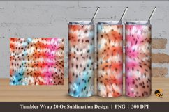 Glitter Skinny Tumbler Wrap Sublimation Design 4 Product Image 1