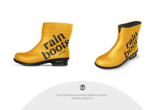 Rain Boots Mockup Set Product Image 4