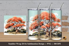 Scenic Splendor Tumbler Wrap Sublimation Design 4 Product Image 1