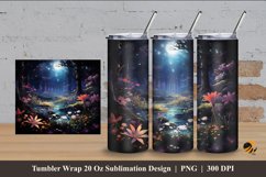 Glorious Star Night Tumbler Wrap Sublimation Design 4 Product Image 1