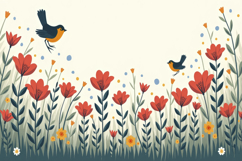 Flowers Background Wallpaper Product Image 1