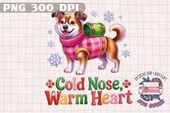 Christmas Quote Sublimation design Winter Pink Buffalo Plaid Product Image 1
