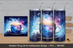 Dream Cup Tumbler Wrap Sublimation Design 4 Product Image 1
