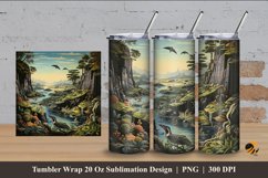 Bird Habitat Tumbler Wrap Sublimation Design 4 Product Image 1