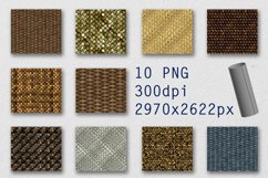 10 Tumbler Straight 20 OZ Sublimation Wickerwork Wrap Design Product Image 4