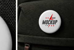 Pin Button Badge Mockup Set Product Image 4