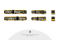 City Bus Mockup Set Product Image 4