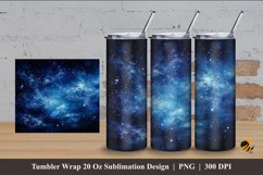 Starry View Tumbler Wrap Sublimation Design 4 Product Image 1