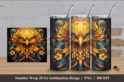 Mandalas Bloom Tumbler Wrap Sublimation Design 4 Product Image 1