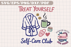 Self Love Care Trendy SVG Monochrome Design Product Image 1
