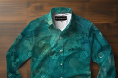 Cyan Bokeh Digital Papers Bundle Product Image 4