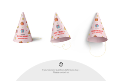 Birthday Hat Mockup Set Product Image 4