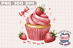 Strawberry berries PNG Sublimation Picnic Summer Product Image 1
