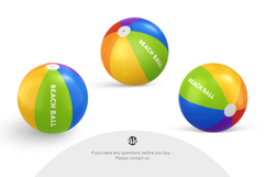 Beach Ball Mockup Set Product Image 4