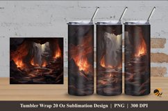 Nature Melody Tumbler Wrap Sublimation Design 4 Product Image 1
