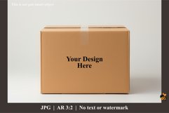 Box On The Floor Mockup Design Illustration 4 Product Image 1
