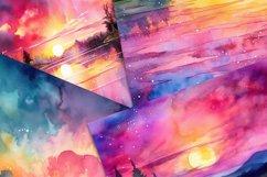 Aquamarine Sunrise with Sparkling Reflections Product Image 4