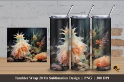 Nudribanch Stone Tumbler Wrap Sublimation Design 4 Product Image 1