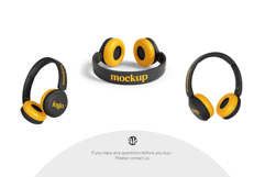 Headphones Mockup Set Product Image 4