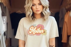 Mother Retro Mother Sublimation T-shirt Design Product Image 1