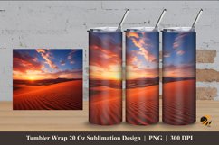 Desert Exoticism Tumbler Wrap Sublimation Design 4 Product Image 1