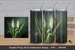 Dark Background Tumbler Wrap Sublimation Design 4 Product Image 1