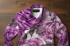 Purple Roses Digital Papers - 04 Variations Product Image 4