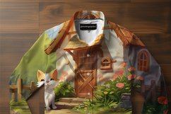 Cute Cat Cottage Digital Papers Product Image 4