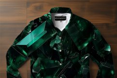 Emerald Glass Digital Papers Bundle Product Image 4