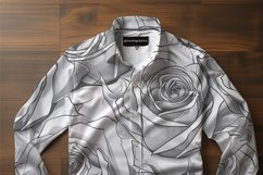 Monochrome Roses Digital Papers Bundle Product Image 4