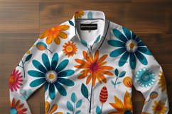 Retro Flowers Digital Papers Bundle Product Image 4