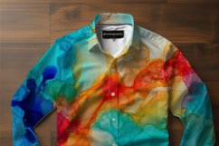 Beautiful Fractal Alcohol Digital Papers Bundle Product Image 4