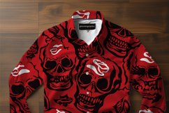 Roses Skull Digital Papers Bundle Product Image 4