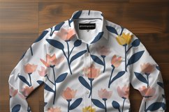 Flat Flowers Digital Papers Bundle Product Image 4