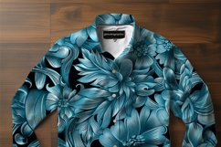 Cyan Background Digital Papers Bundle Product Image 4