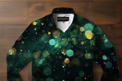 Emerald Bokeh Digital Papers Bundle Product Image 4