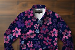 Pink Floral Digital Papers - 04 Variations Product Image 4