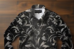 Gothic Black Digital Papers, Scary Pattern Product Image 4