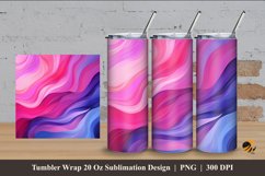Whirlpool Tumbler Wrap Sublimation Design 4 Product Image 1