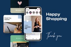 Happy Teacher Day Instagram Post Template Product Image 4