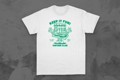 Keep It Fun Vintage Club Street Culture T-shirt Design Product Image 1