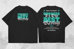 Success is the Best Revenge Streetwear Typographic T-shirt Product Image 1