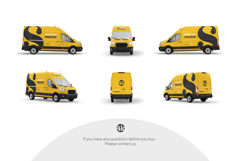 Cargo Van Mockup Set Product Image 4